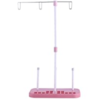Oulensy Carretes del Hilo de Coser de plástico Soporte Ajustable Holder 3 bobinas de Hilo para Coser la máquina de Coser…